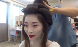 艺妓服装小姐姐,艺妓服饰的华丽演绎